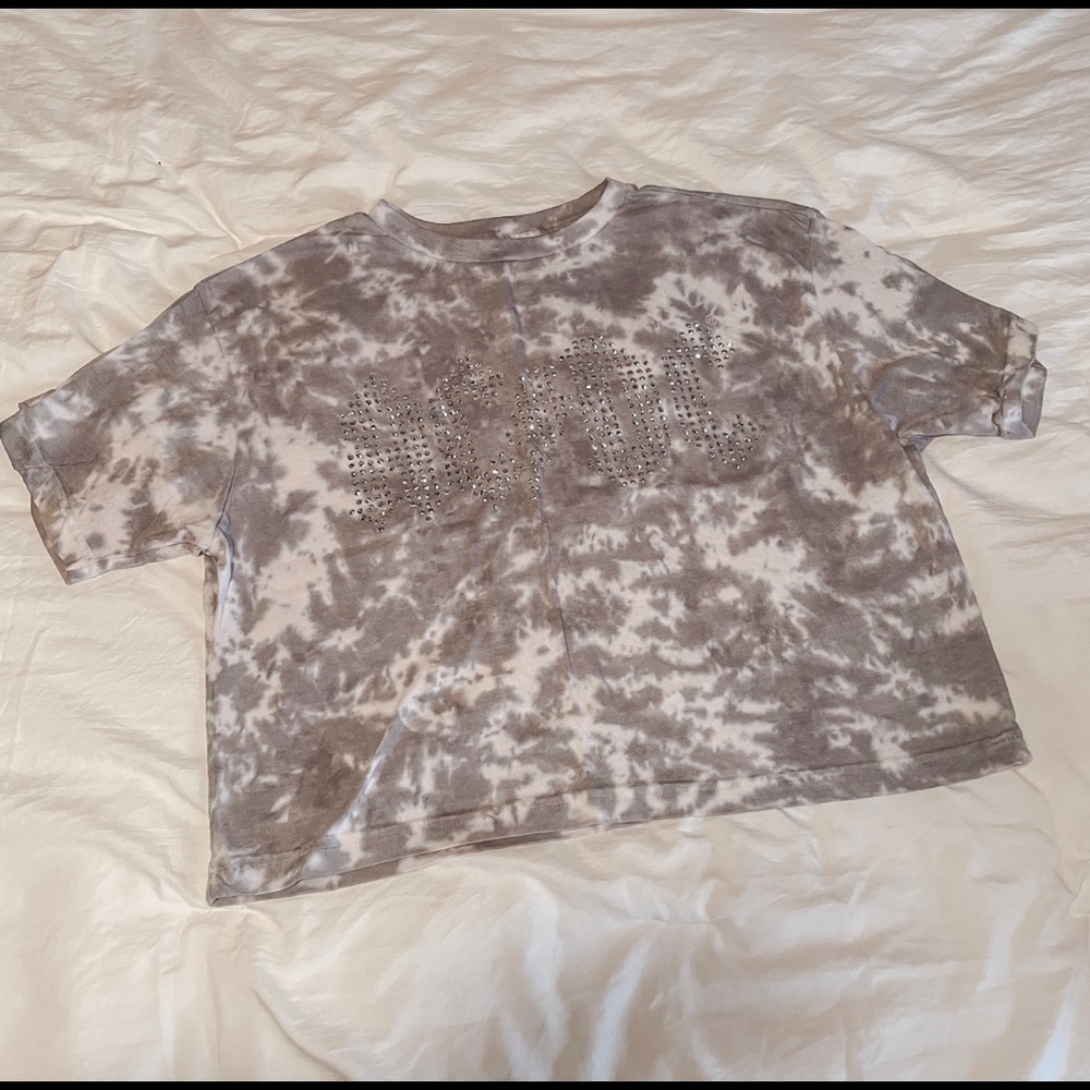 AC/DC graphic crop top